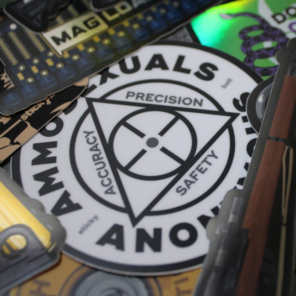 Anon Sticker Ammosexuals Anonymous Sticker - StickyBolt